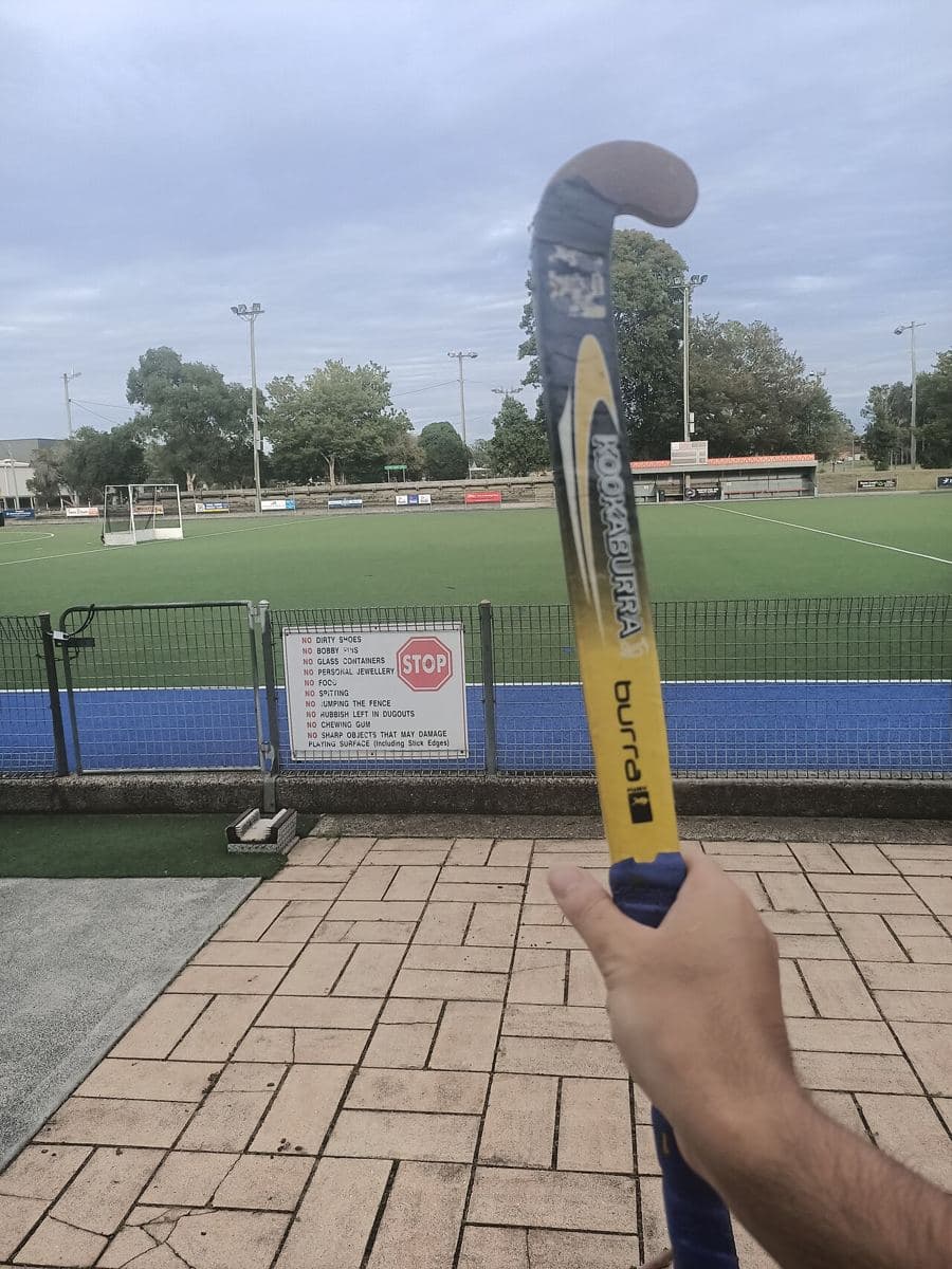 RBN Junior Wooden Hockey Stick (representative photo)